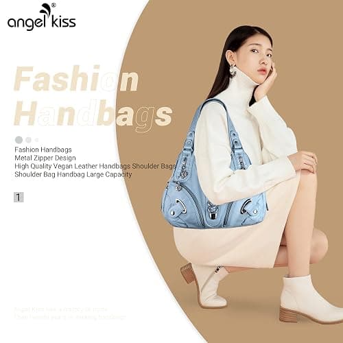Purses and handbags for Women Satchel Handbag Women Purses Large Daily Shoulder Bags thumbnail 2