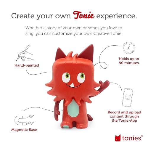 Tonies Monster Creative Audio Character - Record and Upload up to 90 Minutes of Your Own Stories and Songs thumbnail 3