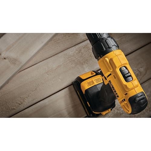 DEWALT 20V Max Cordless Drill Driver Set, 2 Speed, High Performance Motor, Includes 2 XR 1.3Ah Li-Ion Batteries, Charger and Contractor Bag (DCD771C2) thumbnail 10