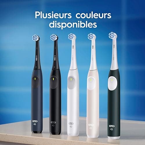 Oral-B Brosse A Dents Electrique iO 2 Noire, 3 Modes De Nettoyage, Brossage Souple Et Silencieux, Capteur De Pression, Brossette Oral B De Rechange, Chargeur, Etui De Voyage thumbnail 7