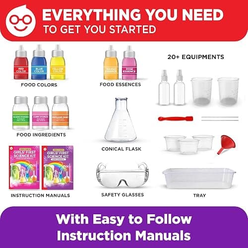 Doctor Jupiter Girls' First Science Kit for Kids Ages 4-5-6-7-8 | Christmas, Birthday Gift Ideas for 4+ Year Old Girls | STEM Toy Kit with 100+ Experiments | Learning & Educational Projects thumbnail 6