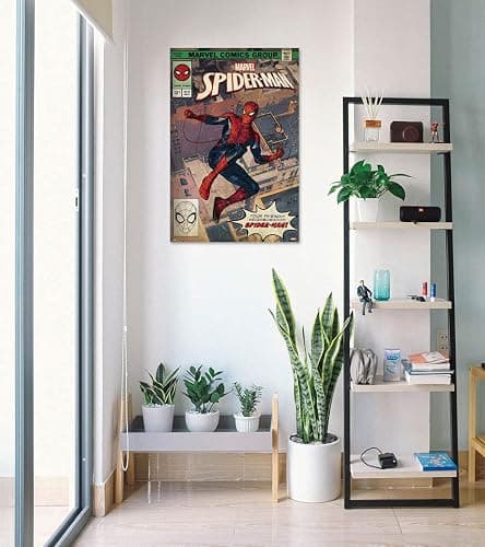 Spider Man Comic Book Cover Poster, Size 24x36 (Spider-Man) thumbnail 4