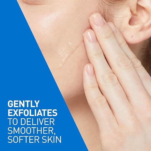 CeraVe SALICYLIC ACID Cleanser, Renewing SA Smoothing BHA Exfoliant for Face. Suitable for Keratosis Pilaris & Psoriasis. Gentle Cleanser With Hyaluronic Acid, Niacinamide, Vitamin D & Ceramides. Fragrance Free, No microbeads, 473ml thumbnail 3