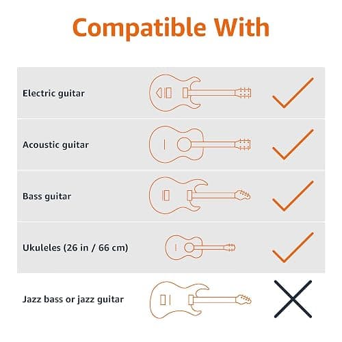 Amazon Basics Height Adjustable Foldable Guitar Stand with Secure Support, Padded Non-Slip Floor Stand for Acoustic, Electric, Bass and Banjos, Portable Display Stand, Black thumbnail 5