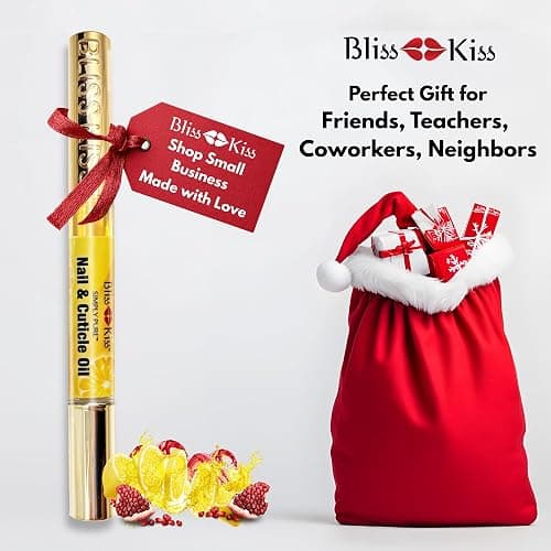 Bliss Kiss | 1 Crisp Fragrance | Nail Oil Cuticle Pen w/Vitamin E & Jojoba⏤Nail Strengthener Nail Growth Serum for Brittle Peeling Breaking Thin Nails thumbnail 5