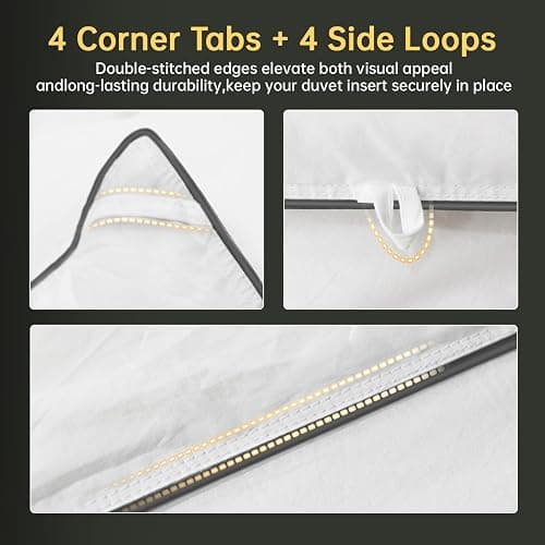 Goose Down Comforters 100% Oganic Cotton Shell California King Size Comforter Luxury Duvet Insert, All Season White Bed Comforter Medium Warmth Goose Down Duvet,430 Thread (Cali King 104x96) thumbnail 5
