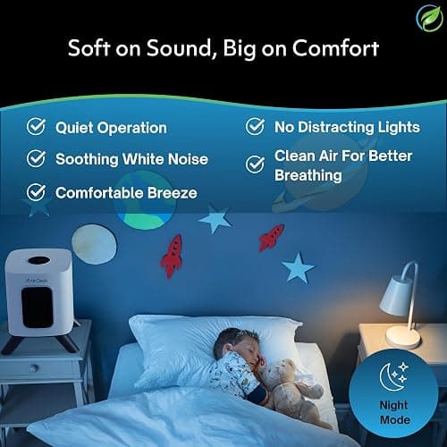 Air Oasis iAdaptAir 2.0 H13 HEPA Filter Air Purifier Reduces 99% of Viruses, Mold, Dust, Smoke, Pollen & Odors Quietest on The Market WiFi Compatible 1,325 Sq Ft of Clean Air thumbnail 3