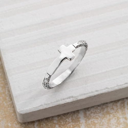 Silpada 'Simplex Cross' Horizontal Cross Textured Ring in Sterling Silver thumbnail 8