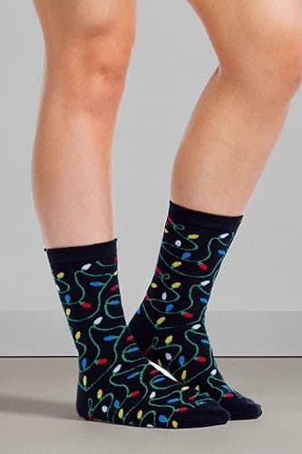 Tipsy Elves Christmas Socks for Women - Fun and Festive Holiday Patterns - Knee High and Crew Socks thumbnail 3