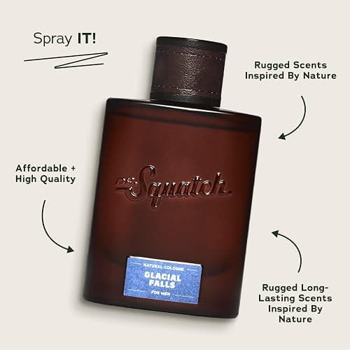 Dr. Squatch Natural Cologne for Men - Scent-Lock Technology and Sustainably-Sourced Ingredients - Glacial Falls Cologne (1.7 fl oz) thumbnail 2