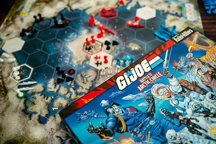 Renegade Game Studios G.I. Joe: Battle for the Arctic Circle Strategy Game | Axis & Allies Gameplay with 100+ Miniatures, Weather Dominator Scenarios, and Iconic Cobra vs G.I. Joe Combat Units thumbnail 6