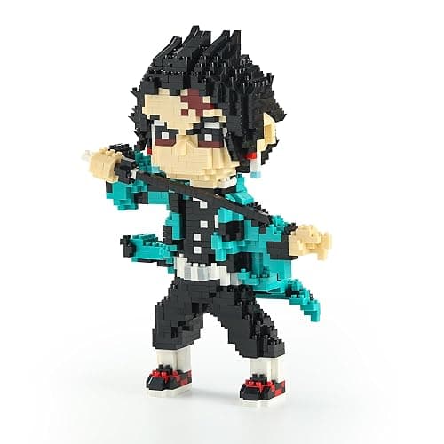 MACTANO Anime Demon Figure Micro Mini Building Set Slayer Tanjiro Kamado Building Block Toy for Adult-1187pcs - Tanjiro