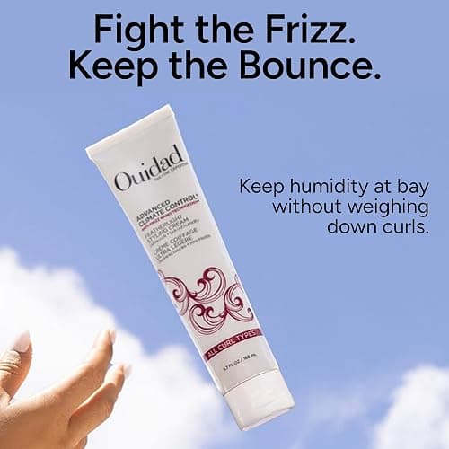 Ouidad Advanced Climate Control Featherlight Styling Cream Defines Curls Soft Hold Heat Ptotected 168ml thumbnail 5