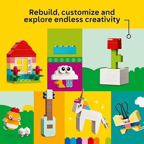 LEGO Classic Vibrant Creative Brick Box Building Blocks - Sensory & Learning Toys for Boys & Girls, Ages 4+ Years - Pretend Play Preschool Toys - Gift for Christmas - 11038 thumbnail 5