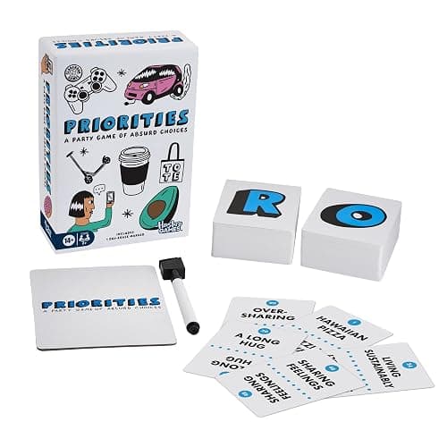 Hasbro Games Priorities Game | A Party Game of Absurd Choices | Hilarious Card Games for Adults and Teens | Ages 14+ | 2+ Players | 30 Mins. thumbnail 4