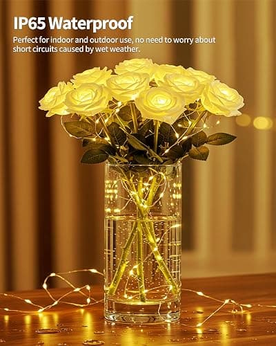 SenLuKit Copper Wire Fairy Lights Waterproof Plug in Christmas String Lights with Remote for Living Bed Room, Backyard, Patio, Garden, Porch, Wedding or Christmas Decorations thumbnail 2