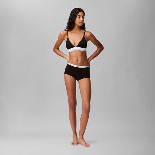 Calvin Klein Women's Modern Cotton Lightly Lined Triangle Wireless Bralette thumbnail 3