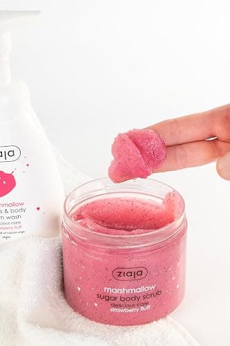 Ziaja Marshmallow Strawberry Fluff - Body Sugar Scrub thumbnail 2