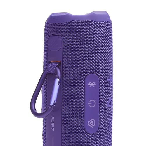 JBL Flip 7, kabelloser tragbarer Bluetooth-Lautsprecher, 16 Stunden Akkulaufzeit, IP68 wasserdicht, Staub- und stoßfest, Pro Sound mit AI Boost, Auracast Multi-Speaker-Verbindung, Violett thumbnail 7