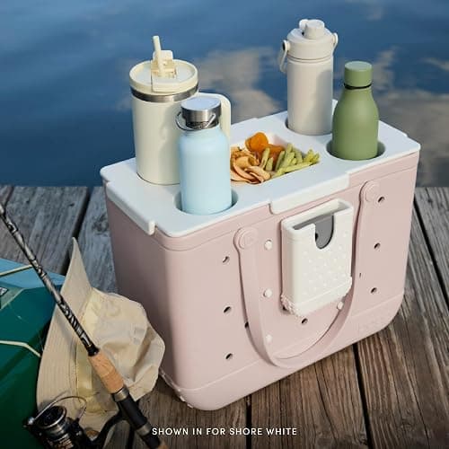 BOGG BAG Top o' the Bogg to Ya – Removable Tray Topper (for Shore White) | Snack and Drink Station Fits Large Tote Bags – Lightweight, Washable, Durable thumbnail 2