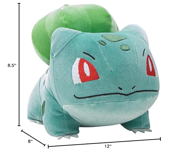 Pokémon Bulbasaur Select Velvet Plush - 8-Inch Bulbasaur Plush with Unique Velvet Fabric and Authentic Details thumbnail 2