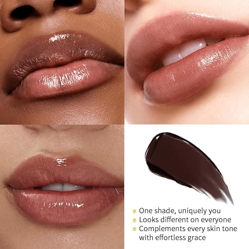 Honey Lipstick Tinted Lip Balm - Sheer Hydrating Lipstick for All Skin Tones - Moisturizing Lip Color, Nourishing Lip Balm with a Hint of Natural Black Cherry Tint thumbnail 9