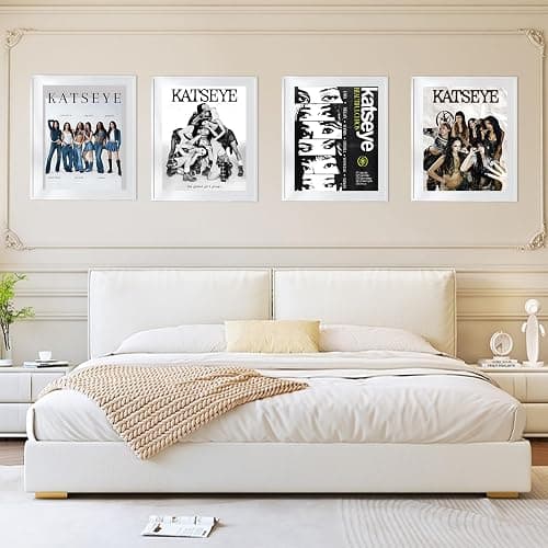 DAVBNM A Set Of 6 Katseye Poster Music Girl Group Poster Aesthetic Print Decor Wall Art Canvas Wall Art Decor for Bedroom 20 x 25 cm thumbnail 5
