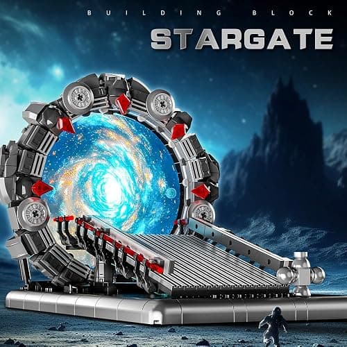 Beamryx Tunnel Mirror Building Blocks Toy, Tunnel Ring Model with Battle Vehicle, Gifts for Sci-Fi Movie Lovers, Boys and Girls 6+ (855Pcs) Compatible with Lego thumbnail 2