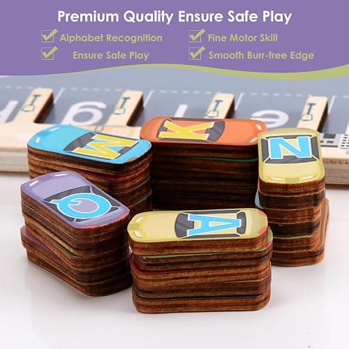 Magnetic Alphabet Maze Letter Puzzle for Fun Learning, Montessori Educational Toy for 3 4 5 Year Old Boys and Girls, Fine Motor Skills Development and Sensory Play thumbnail 6
