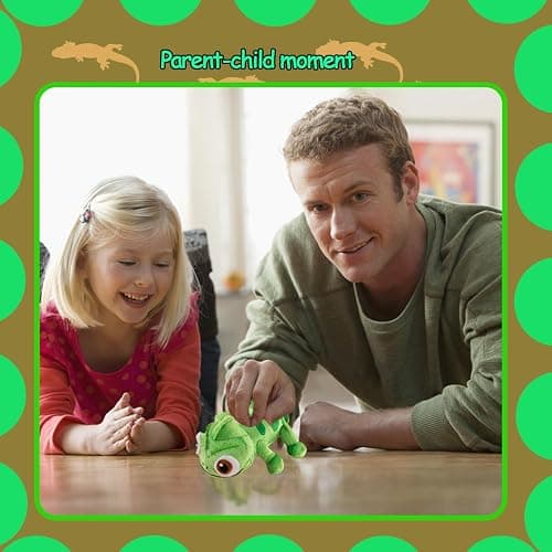 Lizard Plush Shoulder Magnet Stuffed Animal Toys | chameleon plush toy Cute Plushies Present for Boys Girls Kids Fans thumbnail 6