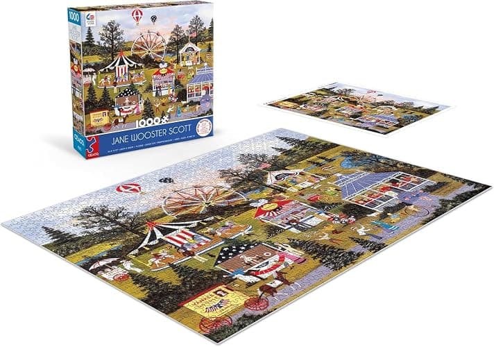 Ceaco - Jane Wooster Scott - Stars & Stripes II - 1000 Piece Jigsaw Puzzle thumbnail 4