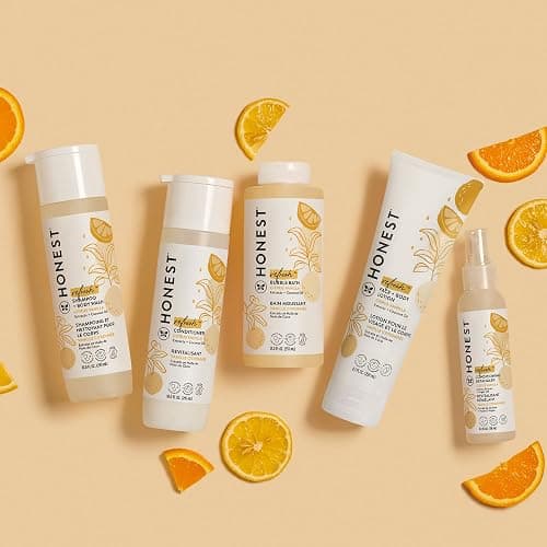 The Honest Company Conditioning Hair Detangler, Tear-Free, Hypoallergenic, Leave-In Conditioner and Fortifying Spray, Citrus Vanilla Refresh, 4 fl oz thumbnail 7