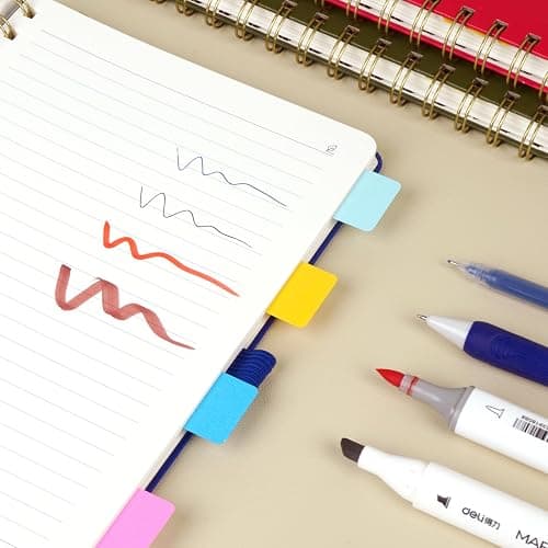 POPRUN Lined Spiral Journal Notebook for Women & Men, 7-1/4" x 9-1/2", 220 Numbered Pages, College Ruled Hardcover Notebook for Work, Journals for Writing, 120 GSM Thick Paper - Navy Blue thumbnail 6