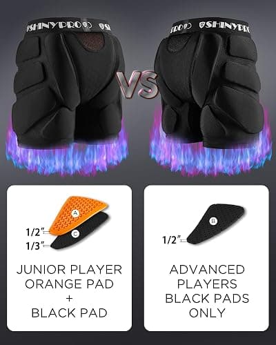 SHINYPRO Protective Padded Shorts for Snowboarding and Skating,Tear Resistance Butt Pad Heavy Duty Protection thumbnail 3