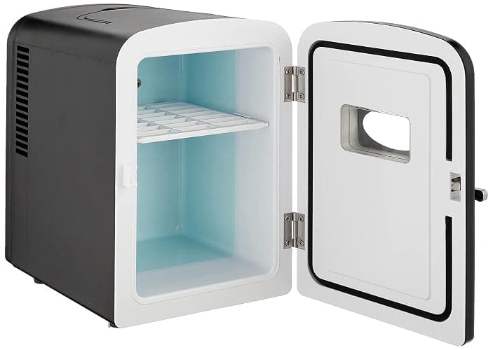 ARCTIC CHEF Mini Retro 6 Can Beverage Refrigerator-Black, RMIS129-BLACK, 0.15 Cubic feet thumbnail 4