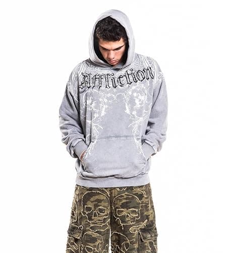 Affliction Men's Pullover Hoodie,Graphic Design, Long Sleeve thumbnail 4