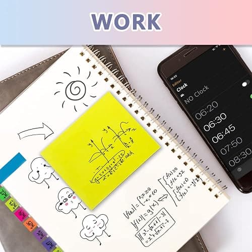 Sticky Notes Set 710 Pack, Divider Sticky Notes Tabs, Office Supplies, Planner Sticky Note Dividers Tabs, Book Notes, Back to School Supplies (710pcs) thumbnail 7
