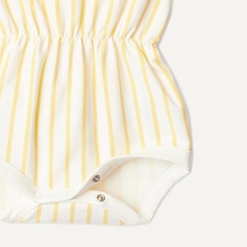 Amazon Essentials x Sofia Grainge Baby Girls' Lightweight French Terry Sleeveless Shorts Romper thumbnail 3