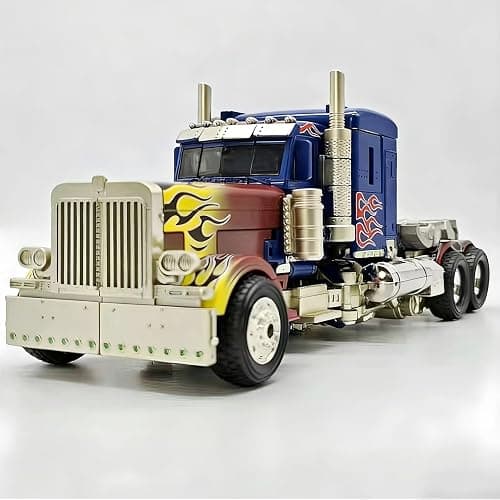 GERYNS Deformation Oversize Toy Action Figure Truck 12.6 Inches | Large Size Deformable Robot with Extra Interchangeable Head Gear Joints Alloy Parts for Adults Kids Ages 6+ thumbnail 7