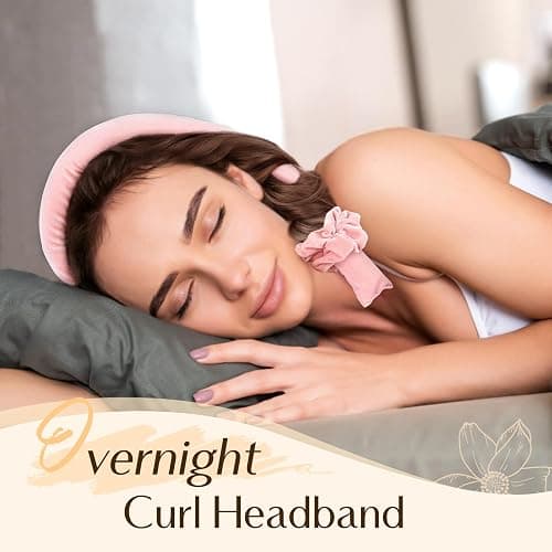 Yanibest Heatless Hair Curler to Sleep in, Overnight Curl Headband for Natural Wavy Curls, No Heat Soft Hair Curler Set with Hair Clip Scrunchies for Styling, No Slip Heatless Curls thumbnail 4