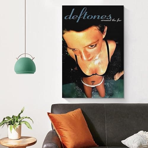 VQFYNOBCI Deftones Poster Vintega MusicCanvas Art for Room Aesthetic And Wall Art Picture Living Room Decor Poster12x18inch(30x45cm) thumbnail 4