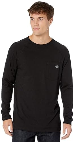 Dickies Mens Temp-iq Performance Cooling Long Sleeve T-Shirt - P - Image 1