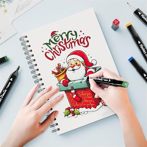 Alcohol Markers Set 80 Colors Dual Tip Permanent Art Markers with Brush Tip & Chisel Tips for Kids, Painting School Supplies Sketch Drawing Marker for Adults Boys Girls Students Drawing and Coloring thumbnail 3
