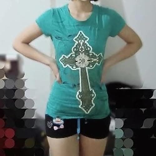 Emo 2000s Grunge Alt Shirt Y2K Vintage Harajuku Cutecore Indie T-Shirts Teen Girl Scene Clothes thumbnail 6