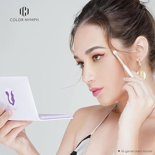 Color Nymph Makeup Set for Teen Girls Makeup Gift Kit Cosmetic Case Purple | Makeup Set for Girls, Removable Women Makeup Kits, Makeup Gift Kits for Brithday, Christmas Makeup Gifts, Purple Makeup Box thumbnail 5