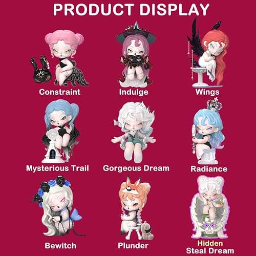 BEEMAI Nami Nightmare Core Series Single Box (Contains 1 Figure), Blind Box Cute Figures Collectible Toys Birthday Gifts thumbnail 3