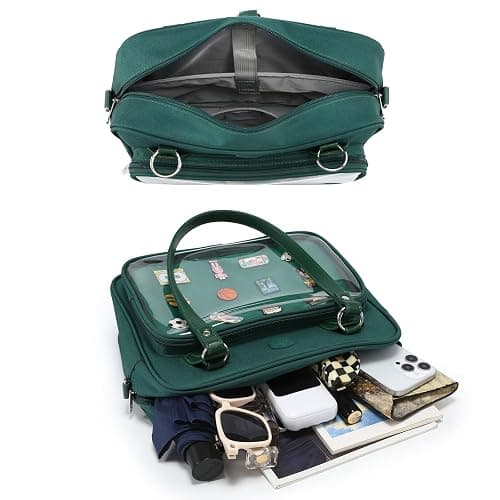 Oxford Ita Bag Crossbody Shoulder Bag Satchel Messenger Backpack Multi-Purpose Pins Display thumbnail 4
