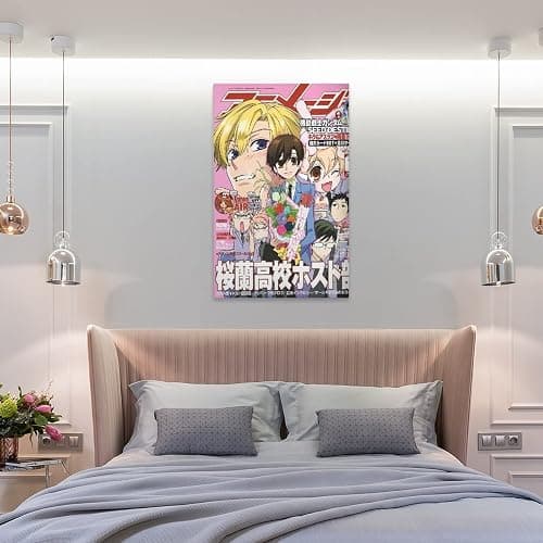 GUNKY Ouran High School Host Club Anime Poster Poster Cool Artworks Painting Wall Art Canvas Prints Hanging Picture Home Decor Posters Gift Idea 12x18inch(30x45cm) thumbnail 8