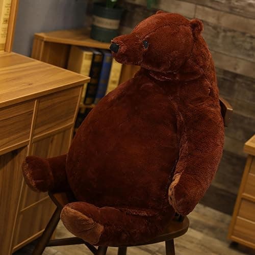 Djungelskog Bear 39.3 Inch - Soft and Giant Bear - Huggable and Cuddly Plush Toy - Ideal Gift for Kid Boy,Girl&Girlfriend - Super Soft and Cuddly! (39.3in/100cm) thumbnail 6
