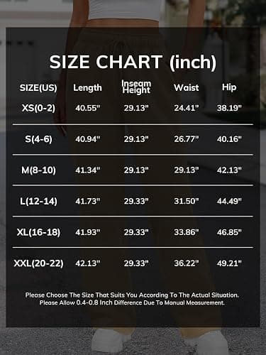ATHMILE Womens Sweatpants 2025 Fall Baggy Wide Leg Sweatpant Fleece Lined Straight Leg Sweat Pants thumbnail 6